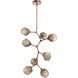 Gem LED 30 inch Burnished Bronze Chandelier Ceiling Light, Modern Vine
