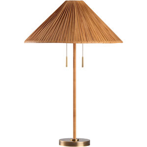 Avondale 26 inch 60.00 watt Brown and Gold Table Lamp Portable Light