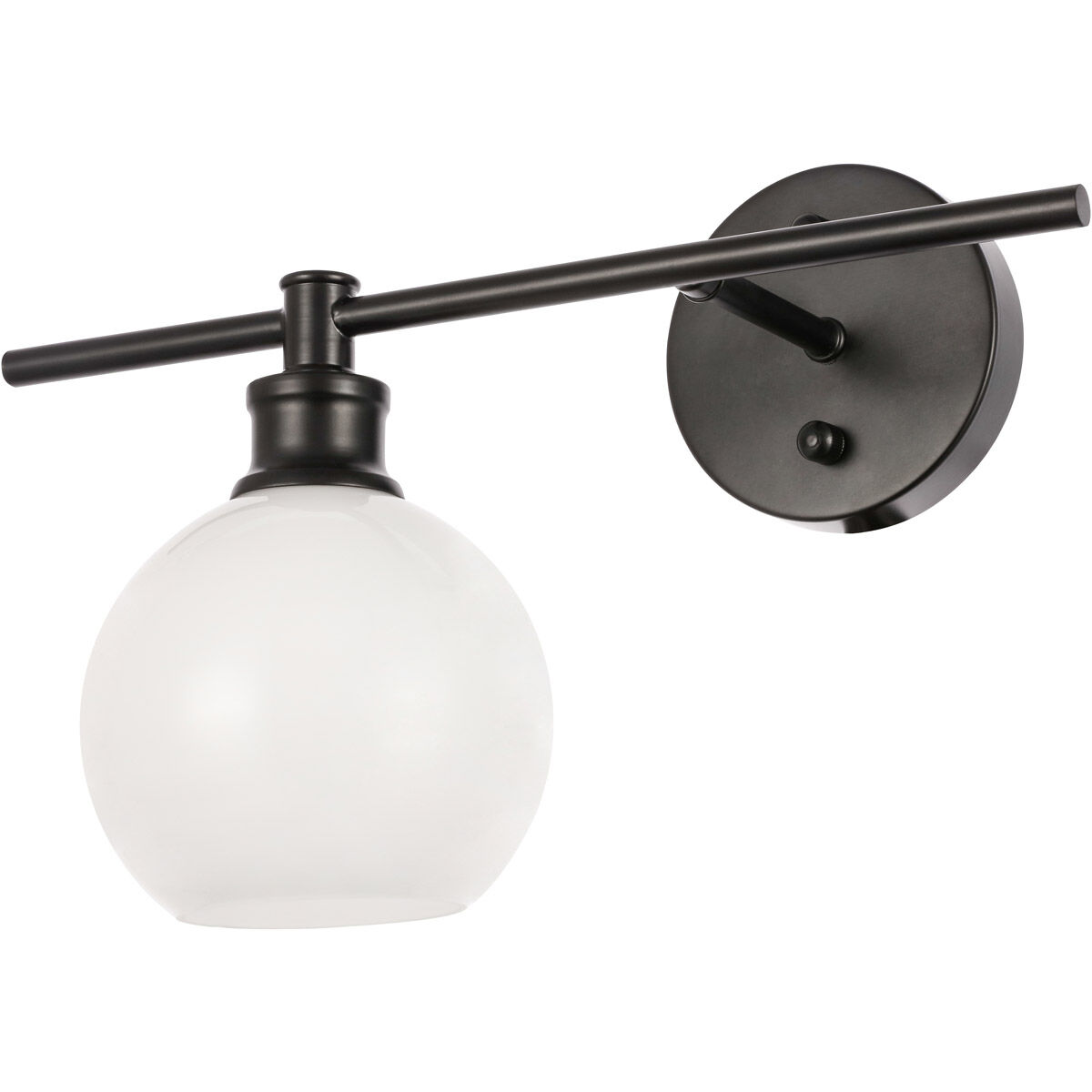 Collier 1 Light 14.7 inch Black Wall sconce Wall Light, Left