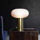 Mallo 15.5 inch 60.00 watt Satin Brass Table Lamp Portable Light