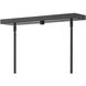 Refinery 6 Light 43.75 inch Black Indoor Linear Chandelier Ceiling Light in Clear