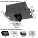 Volta LED White Recessed Lighting in Flood, 85, 3500K
