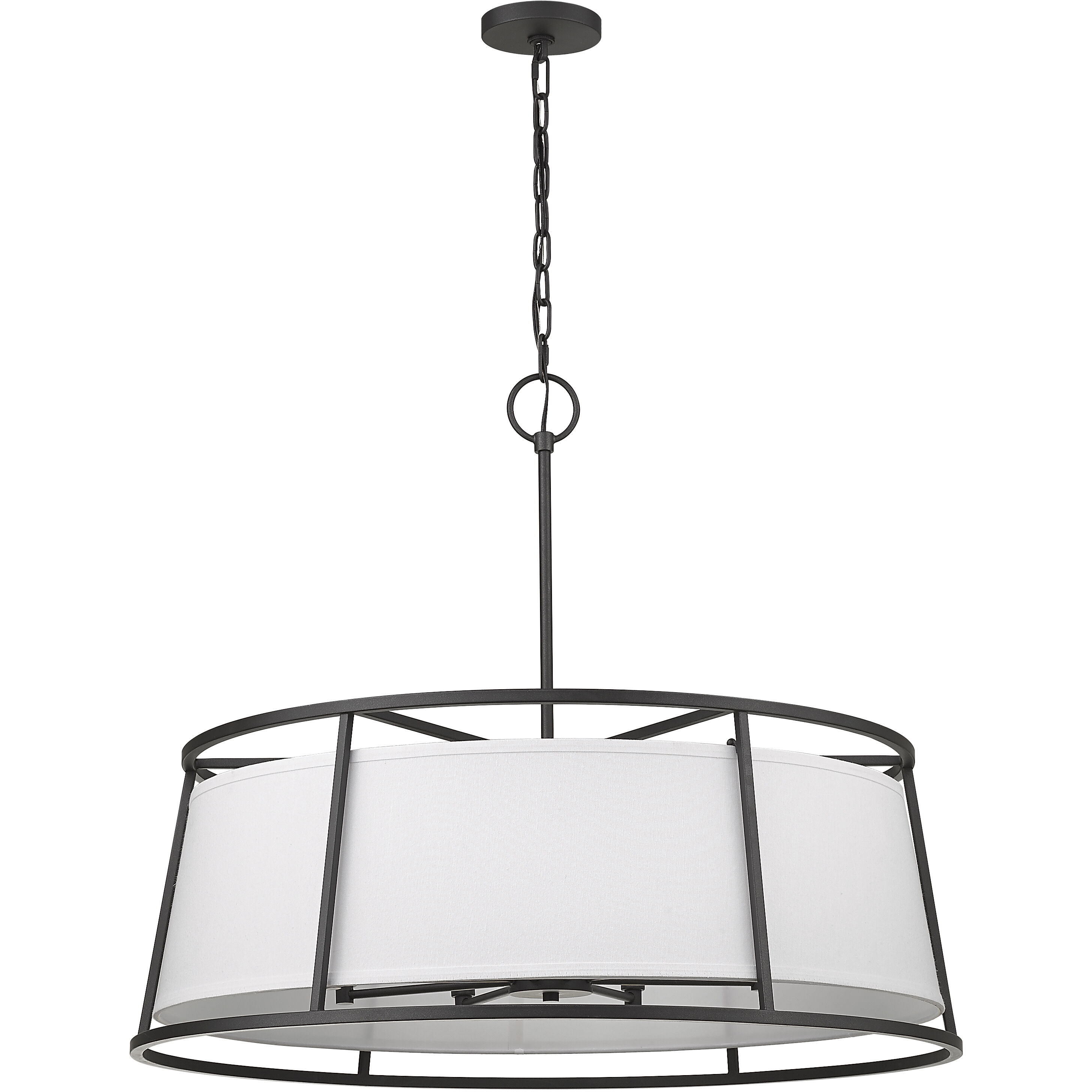 Lenyx 8 Light 32 inch Iron Ore Chandelier Ceiling Light