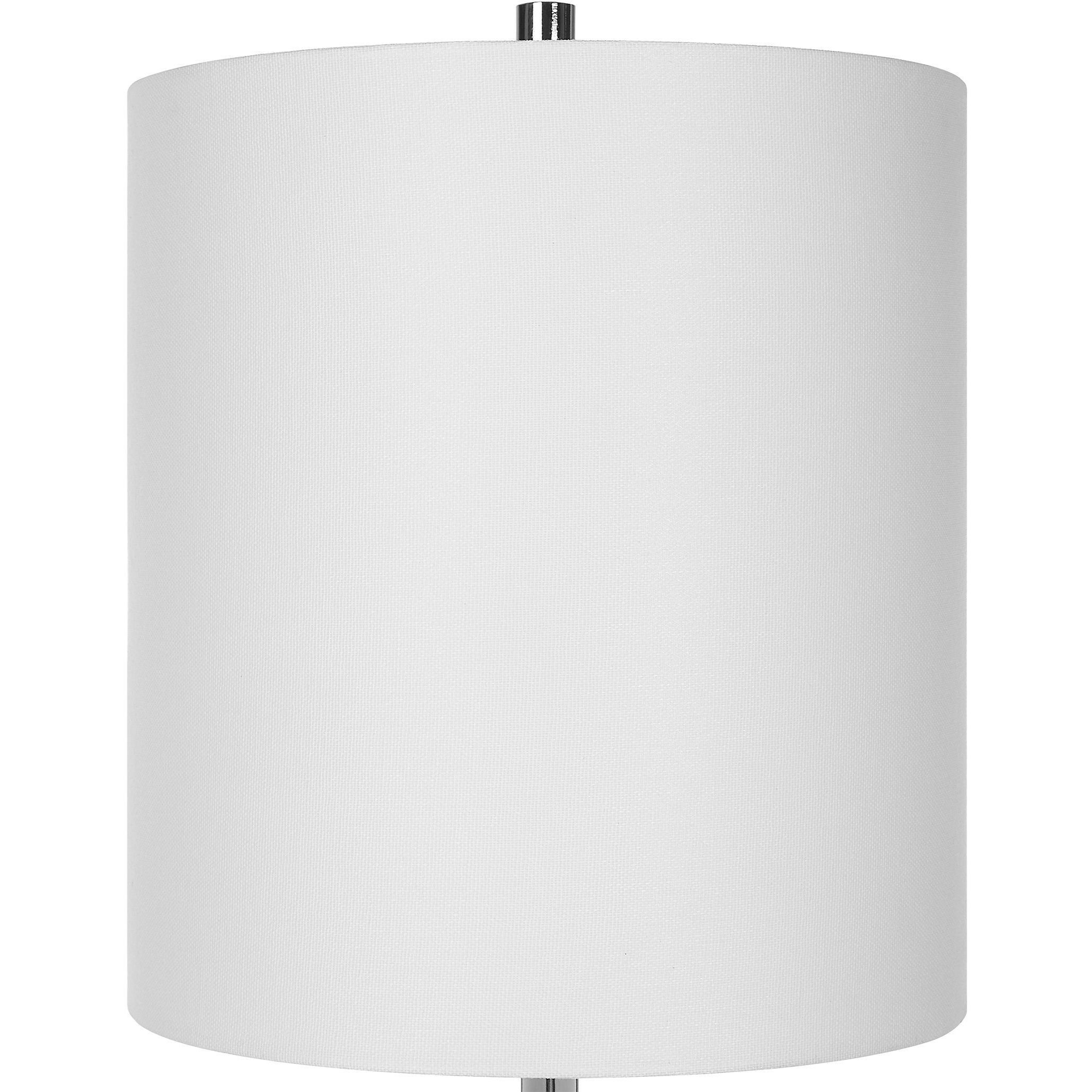 Sceptre 35.5 inch 150.00 watt Crystal and Polished Nickel Buffet Lamp Portable Light