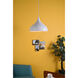 Circa 1 Light 12.5 inch White Pendant Ceiling Light