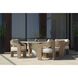 Pylos Natural / Louis Cream Outdoor Dining Armchair