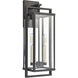 Gladwyn 2 Light 19.25 inch Matte Black Outdoor Sconce