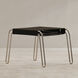 Petra 18 inch Black Accent Stool
