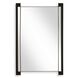 Cunene 39.25 X 26 inch Gold Leaf and Matte Black Wall Mirror