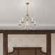 Alessia 5 Light 24 inch Antique Brass Chandelier Ceiling Light