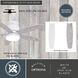 Armon 19.1 inch White with White-Gray Elm Blades Ceiling Fan