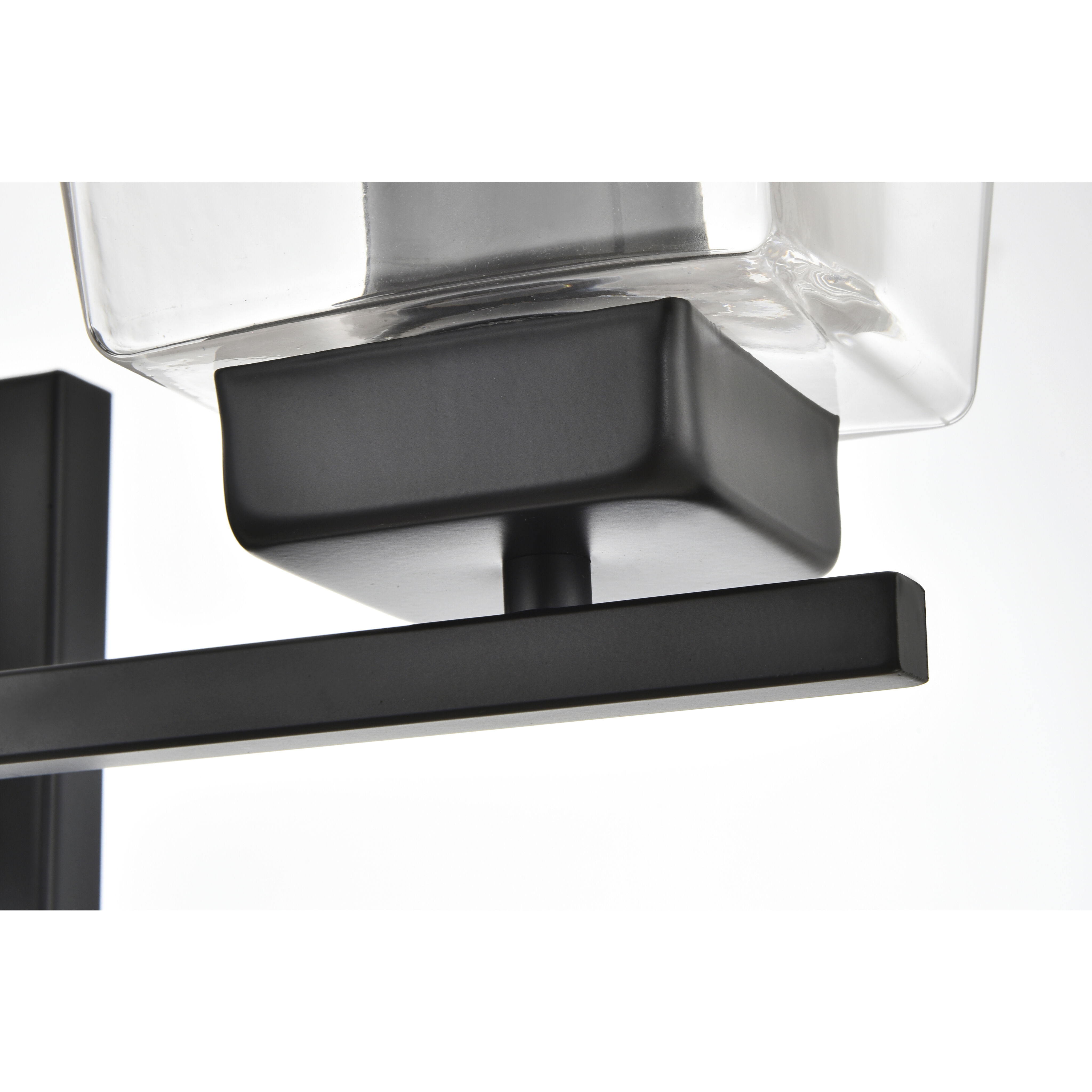 Merrick 3 Light 23 inch Black Bath Sconce Wall Light