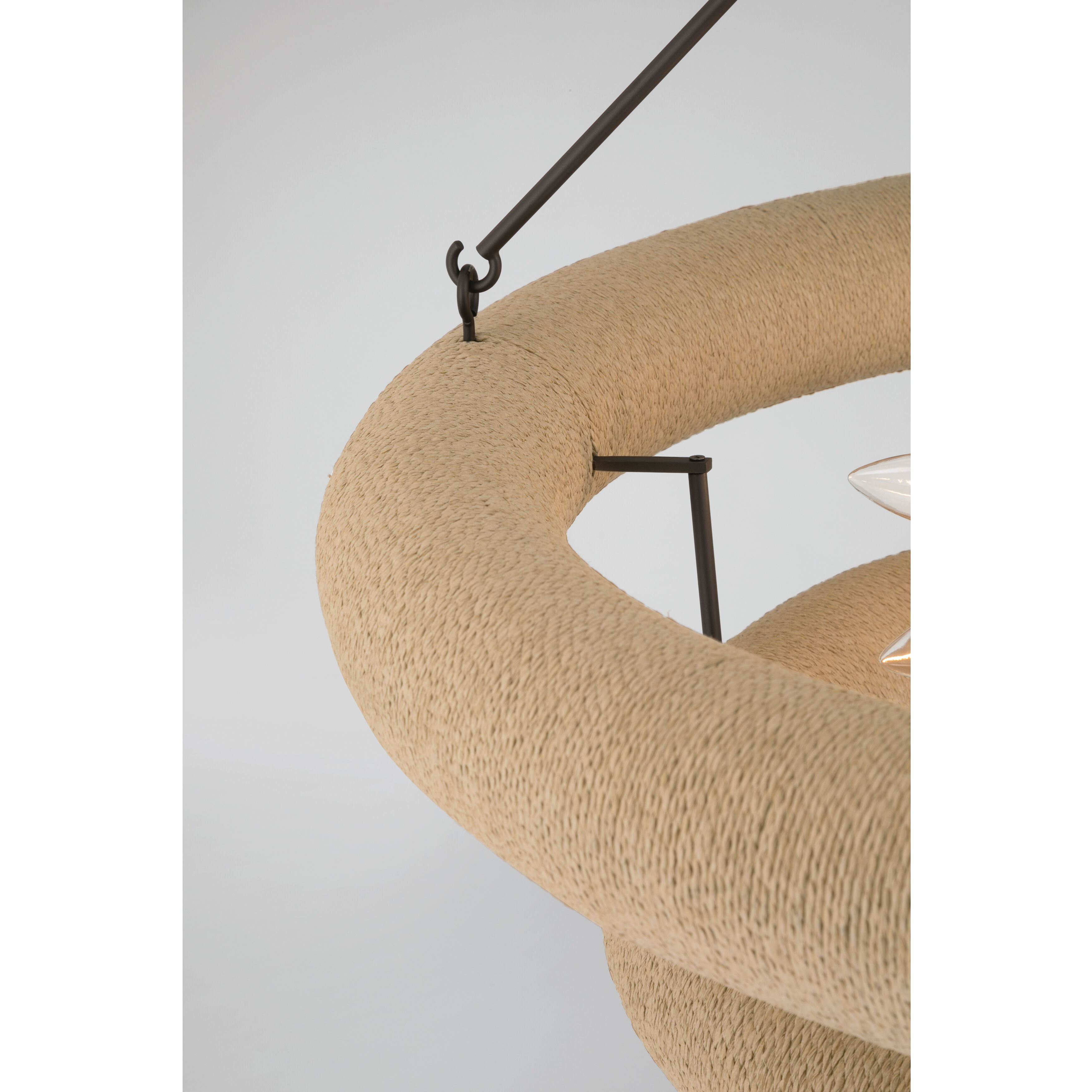 Aeris 8 Light 36 inch Dark Bronze Pendant Ceiling Light