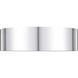 Harley 4 Light 20 inch Chrome Flush Mount Ceiling Light