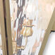 Cambridge 2 Light 21.5 inch Antique Brass Medium Outdoor Wall Lantern