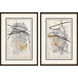 Tangle Black and Beige and Gray and Neutral Framed Art