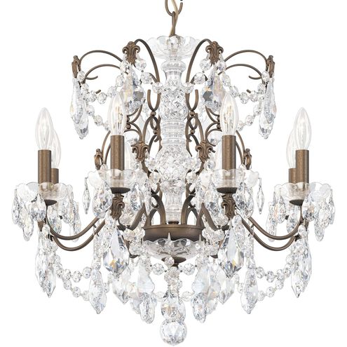 Century 8 Light Etruscan Gold Chandelier Ceiling Light