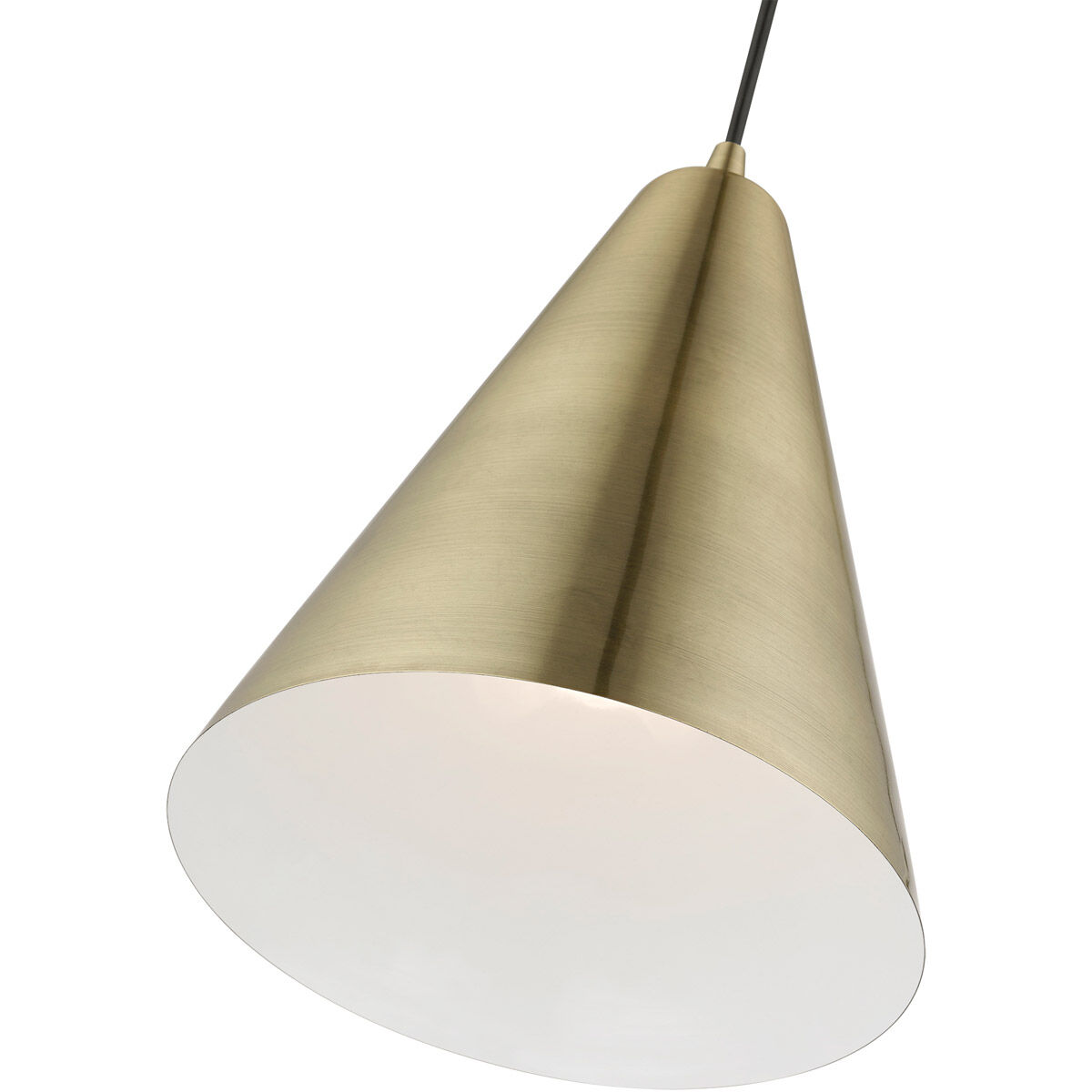 Dulce 1 Light 10 inch Antique Brass Pendant Ceiling Light