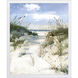 Waterside Green and Blue and Neutral Framed Art