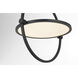 Studio 23 LED 16.5 inch Coal Semi Flush Ceiling Light