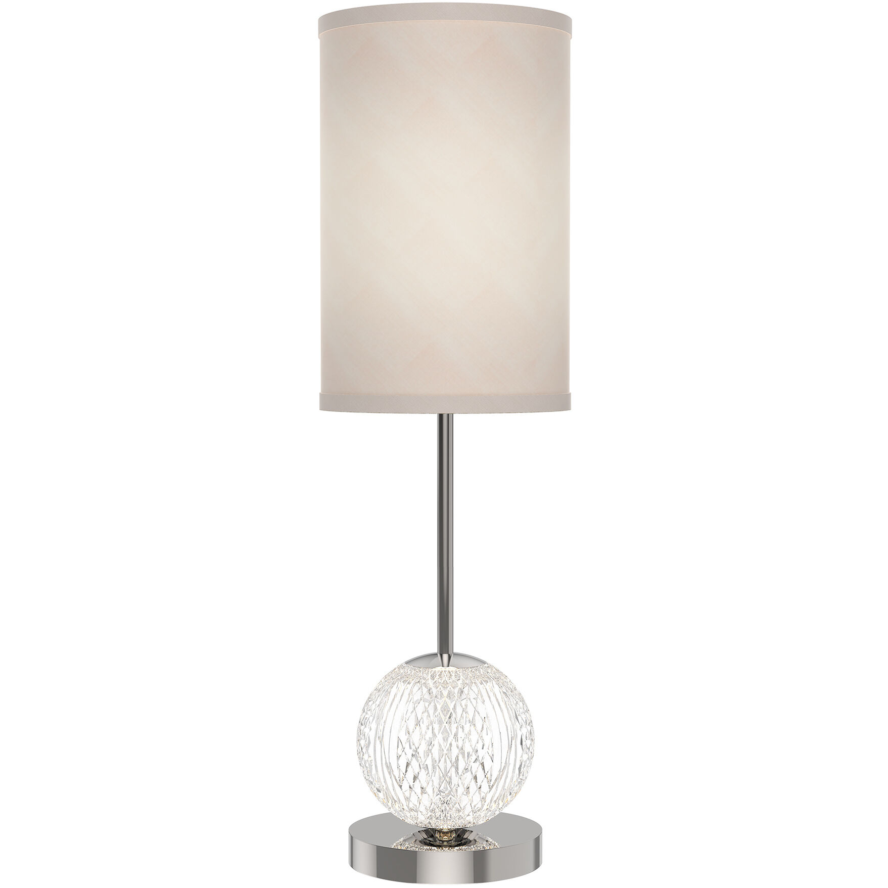 Marni 21.5 inch 12 watt Polished Nickel Table Lamp Portable Light