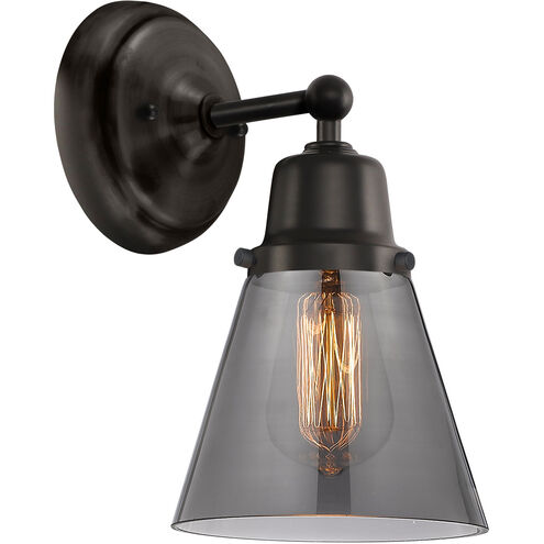 Aditi Small Cone 1 Light 6.25 inch Matte Black Sconce Wall Light, Aditi