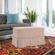 Universal Linen Slub Natural Bench with Slipcover