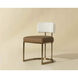 Larissa Napa Cognac / Rhea Light Barley Dining Chair