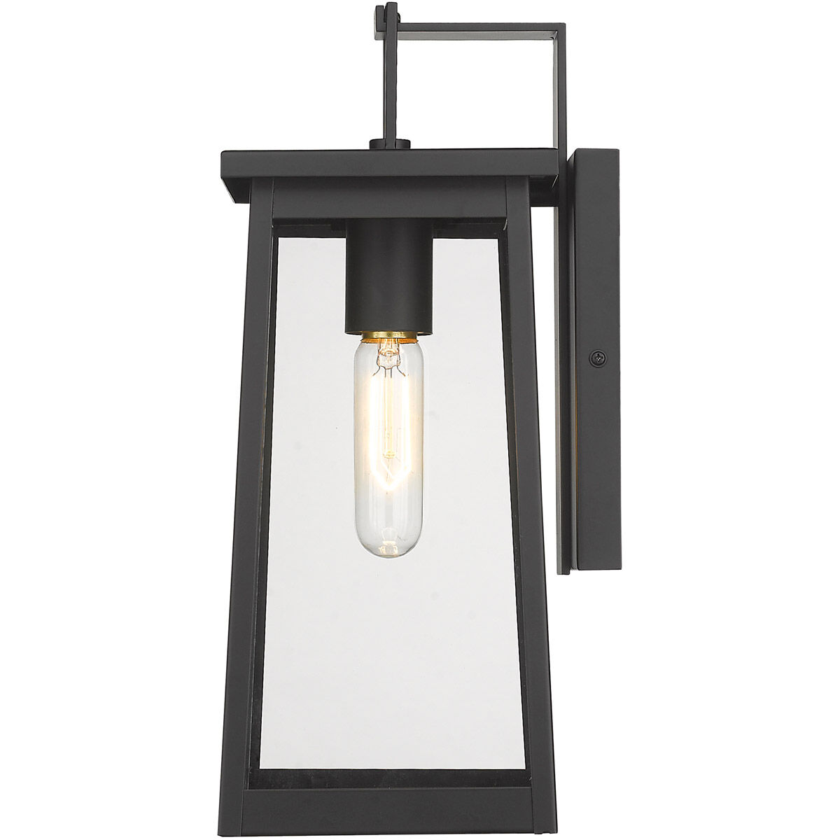 Alden 1 Light 15 inch Matte Black Exterior Wall Mount