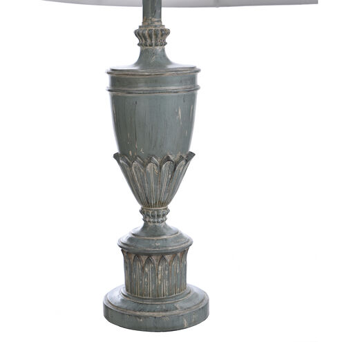 Signature 30 inch 100.00 watt Cibali Blue Table Lamp Portable Light