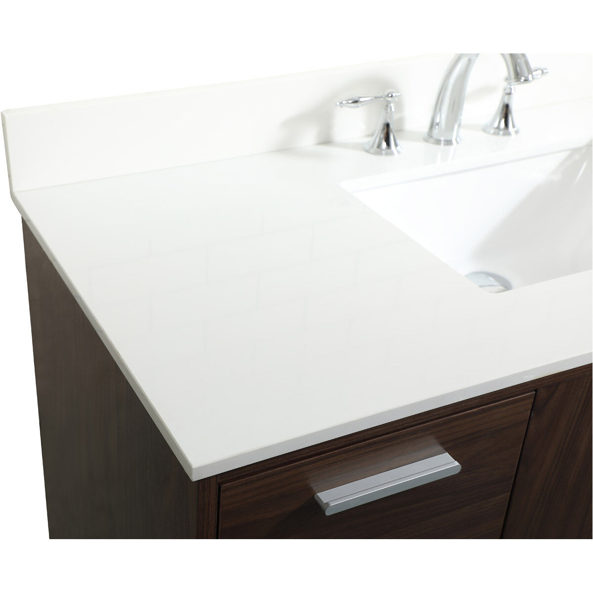 Baldwin 48 X 22 X 34 inch Walnut Vanity Sink Set