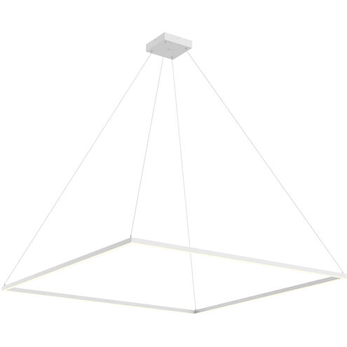 Piazza LED 59 inch White Pendant Ceiling Light