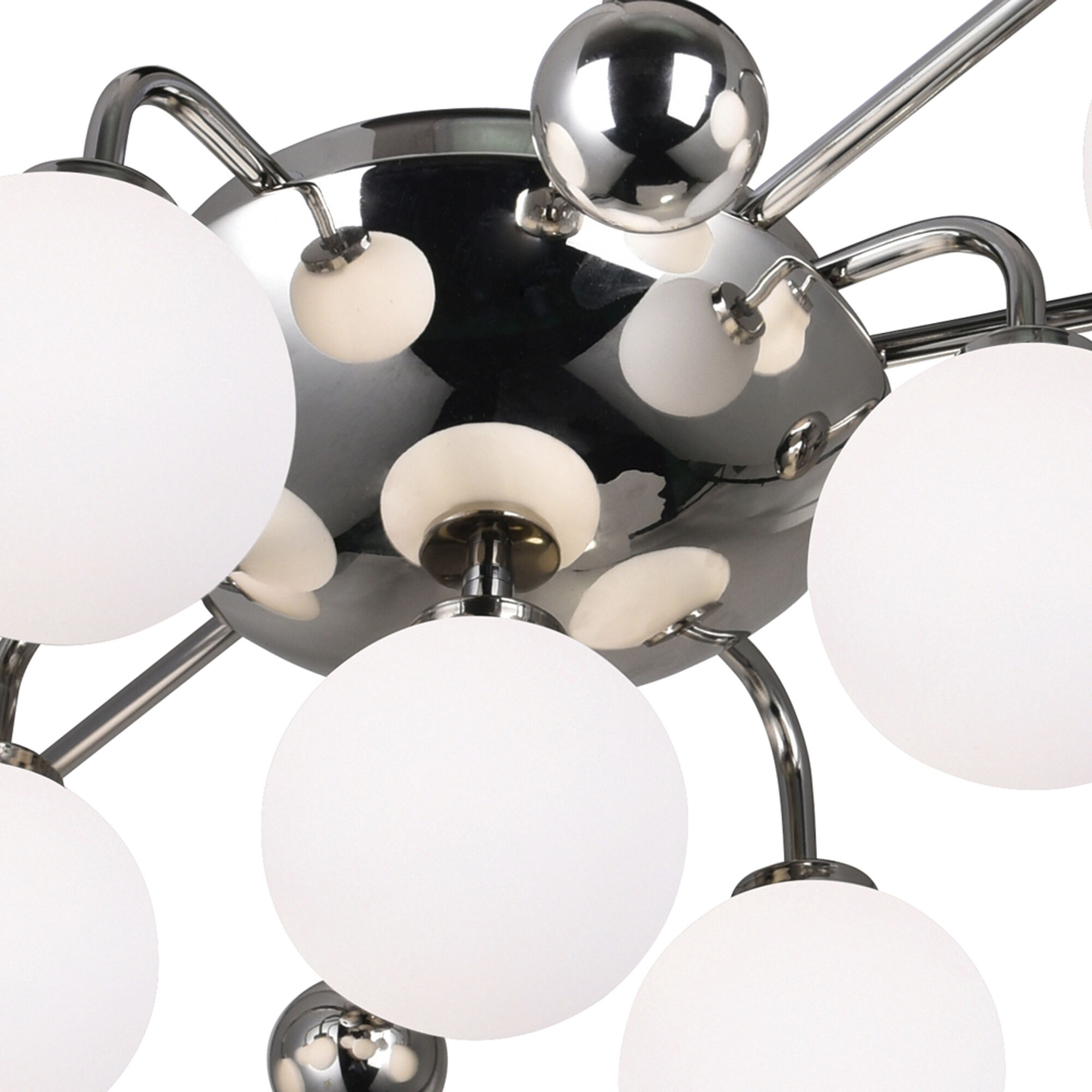 Element LED 16 inch Polished Nickel Flush Mount Ceiling Light