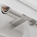 Dex 2 Light 4.75 inch Brushed Nickel Bath Vanity Wall Light