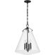 Voss 4 Light 18 inch Matte Black Pendant Ceiling Light