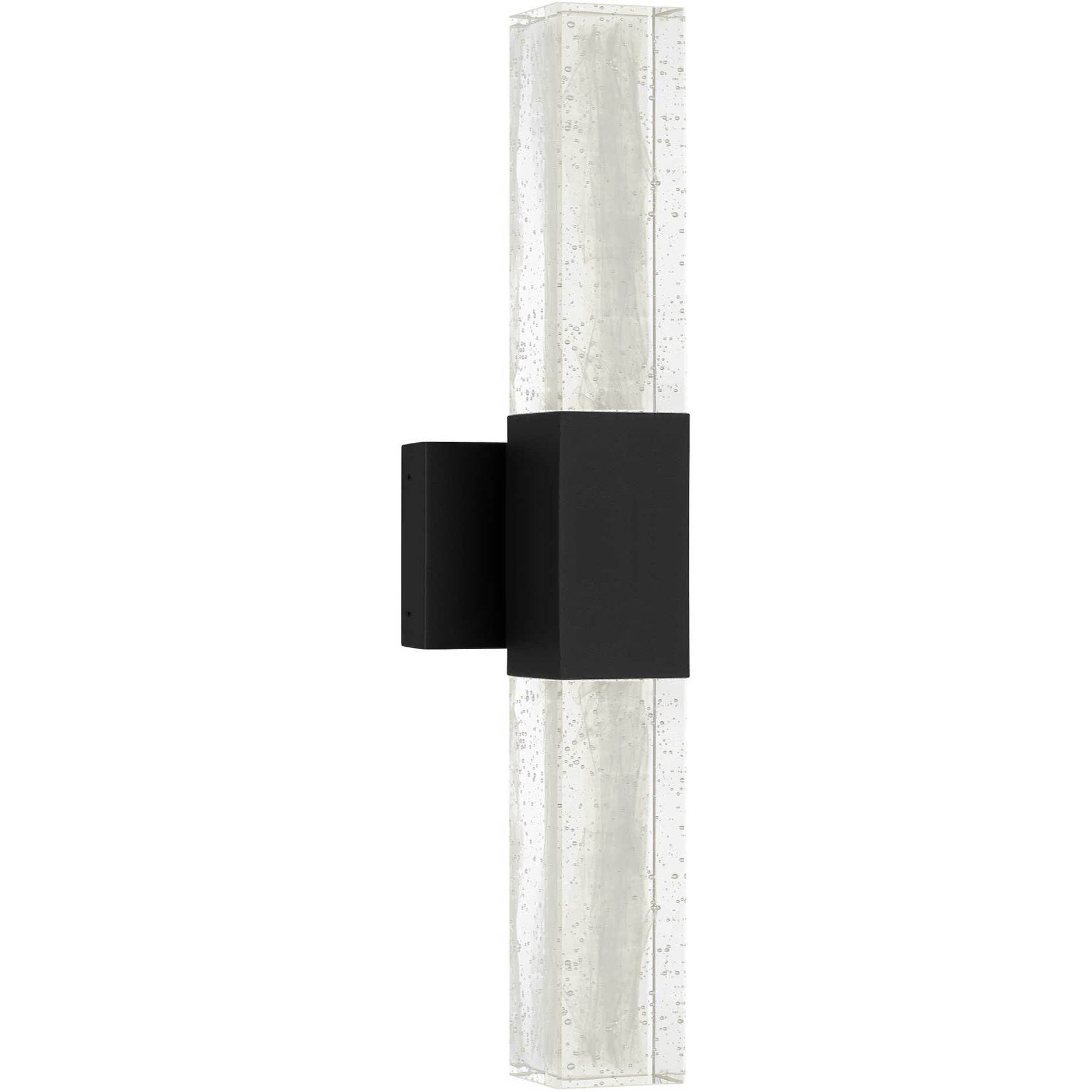 Folio LED 24 inch Sand Black Outdoor Wall Sconce