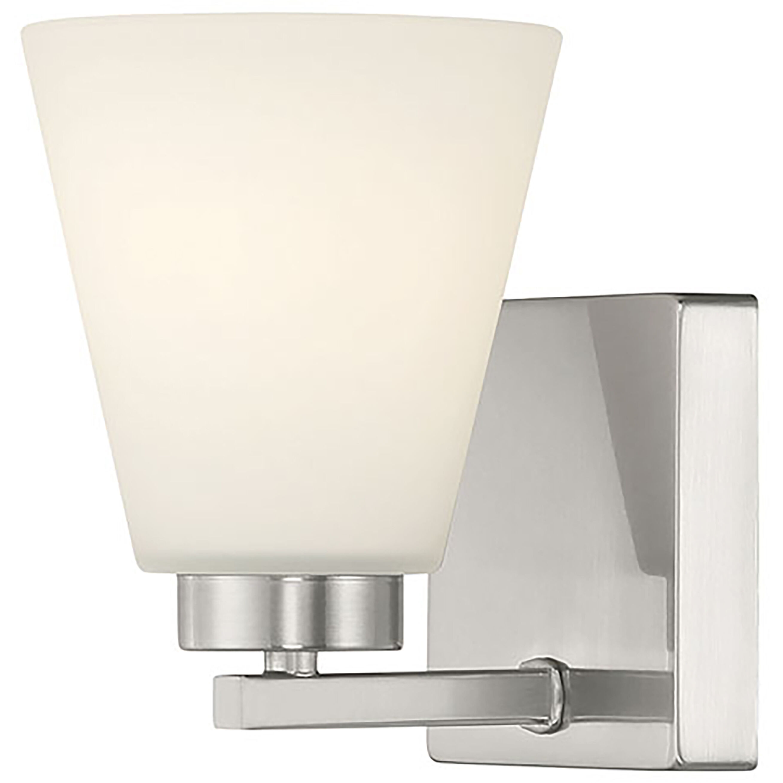 Strayhan 1 Light 5 inch Brushed Nickel Wall Sconce Wall Light