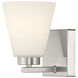 Strayhan 1 Light 5 inch Brushed Nickel Wall Sconce Wall Light