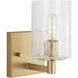 Parker 1 Light 4.75 inch Satin Brass Wall Bath Fixture Wall Light