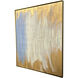 New Dream Blue and Beige and Metallic Canvas, The Studio