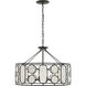 Oval Office 6 Light 27 inch Ironclad Pendant Ceiling Light
