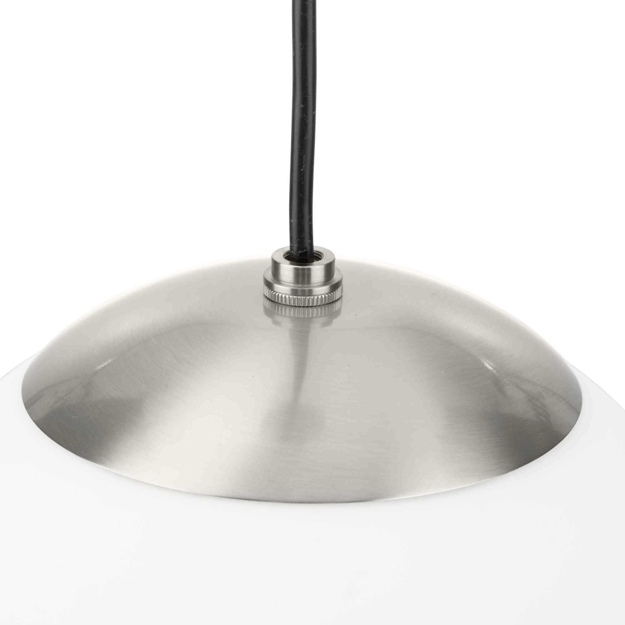 Atwell 1 Light 12 inch Brushed Nickel Pendant Ceiling Light, Large