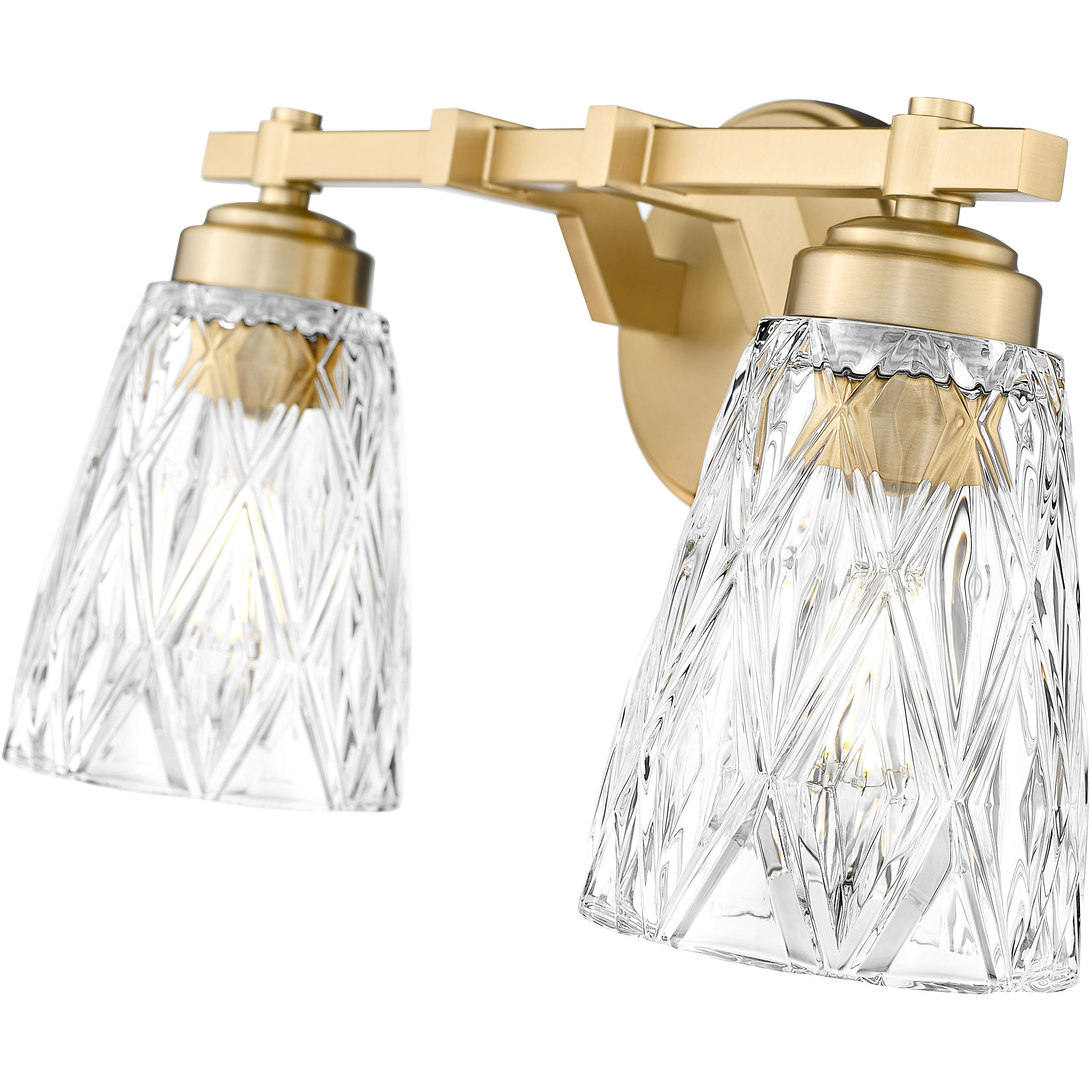 Andree Vanity Wall Light in Modern Gold