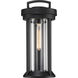 Huron 1 Light 18 inch Aged Bronze and Clear Outdoor Wall Mount