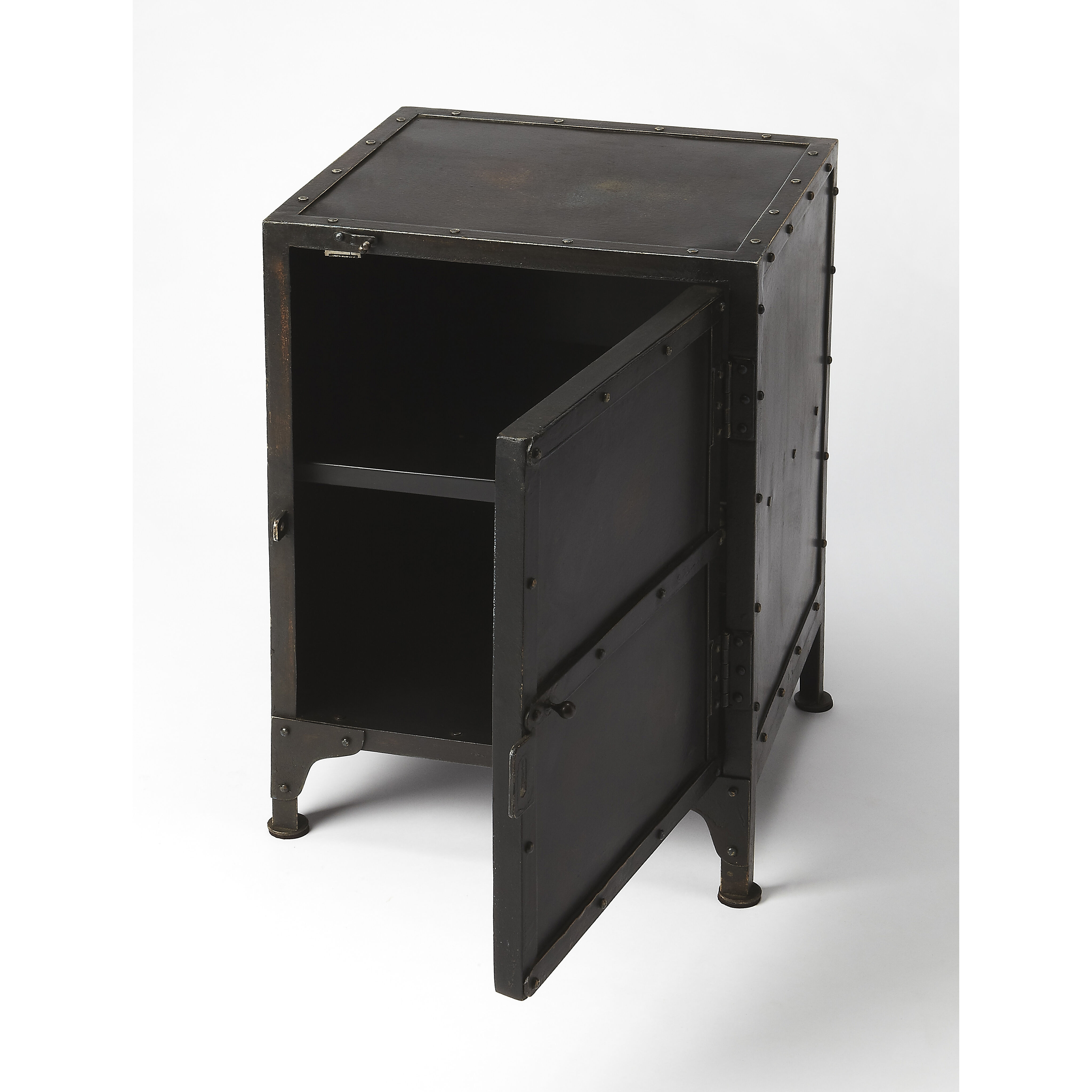 Owen Industrial Industrial Chic Chairside Chest