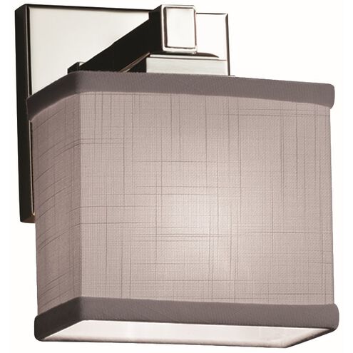 Textile 1 Light 6.5 inch Polished Chrome ADA Wall Sconce Wall Light, Regency Family, Choices
