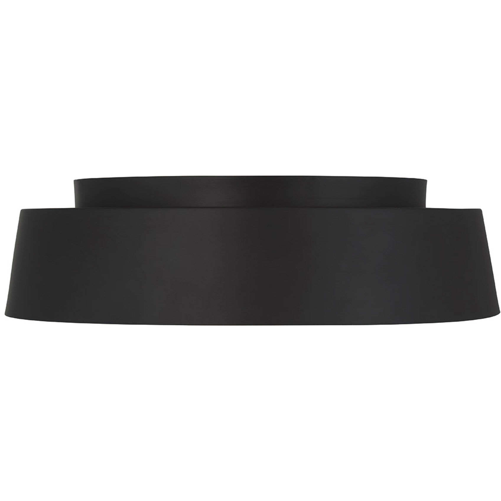 Gilt LED 18.13 inch Black Gold Leaf Flush Mount Ceiling Light