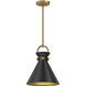 Alora Mood Emerson 1 Light 10.5 inch Aged Gold Pendant Ceiling Light