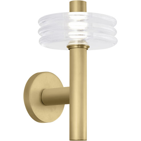 Kelly Wearstler Laurel 1 Light 9.2 inch Natural Brass Wall Sconce Wall Light
