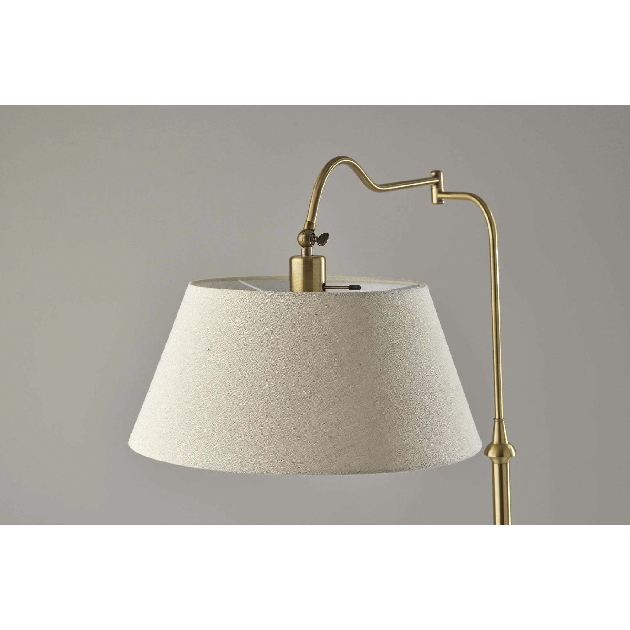 Rodeo 60.25 inch 150.00 watt Antique Brass Floor Lamp Portable Light